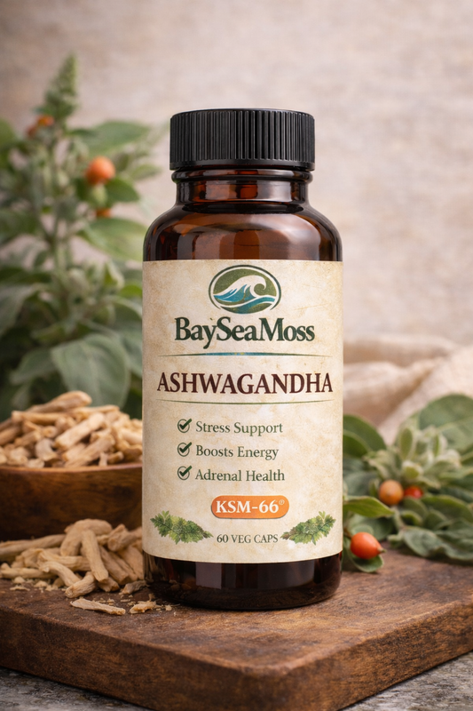 Ashwagandha Capsules - KSM-66® Premium Stress Relief & Vitality
