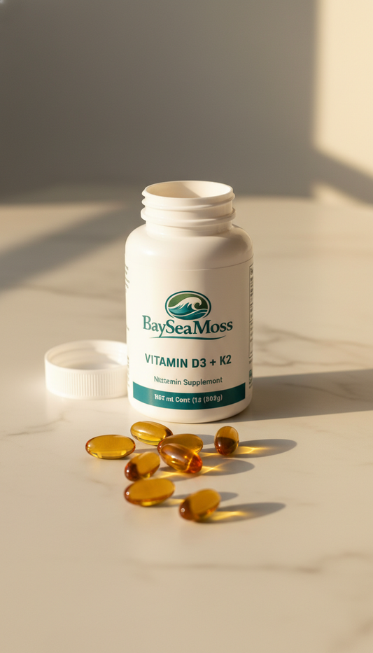 Vitamin D3 + K2 (5000 IU) - Sunshine Vitamin | 60 Capsules