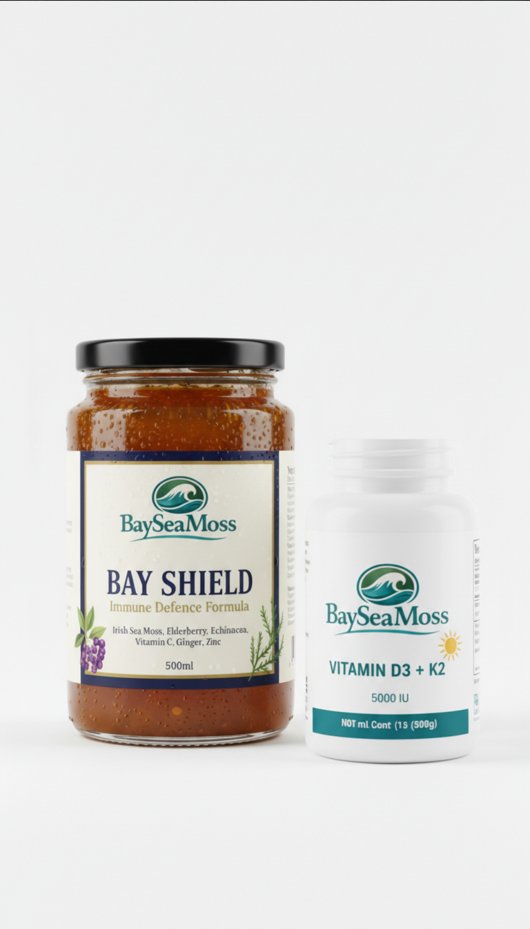 Immunity Fortress Bundle - Bay Shield + Vitamin D3/K2 | Save R50