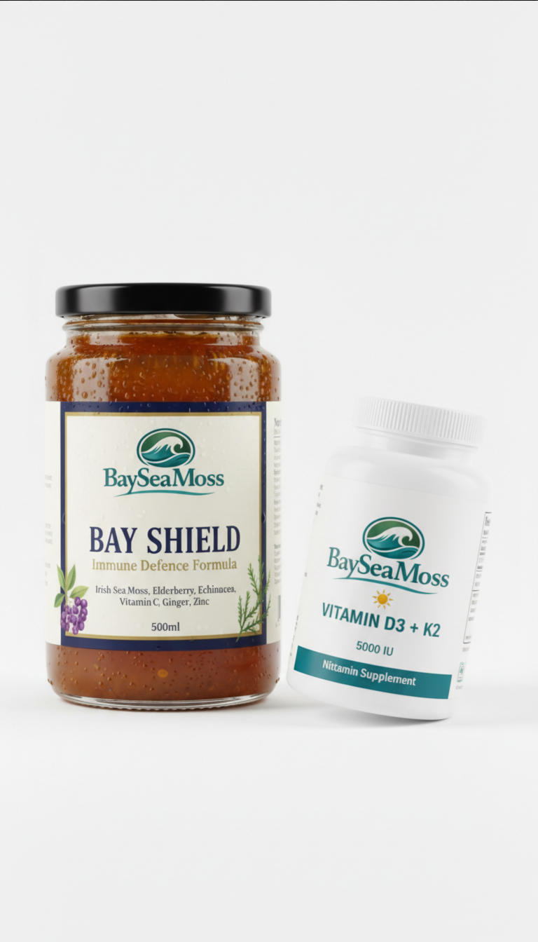 Immunity Fortress Bundle - Bay Shield + Vitamin D3/K2 | Save R50